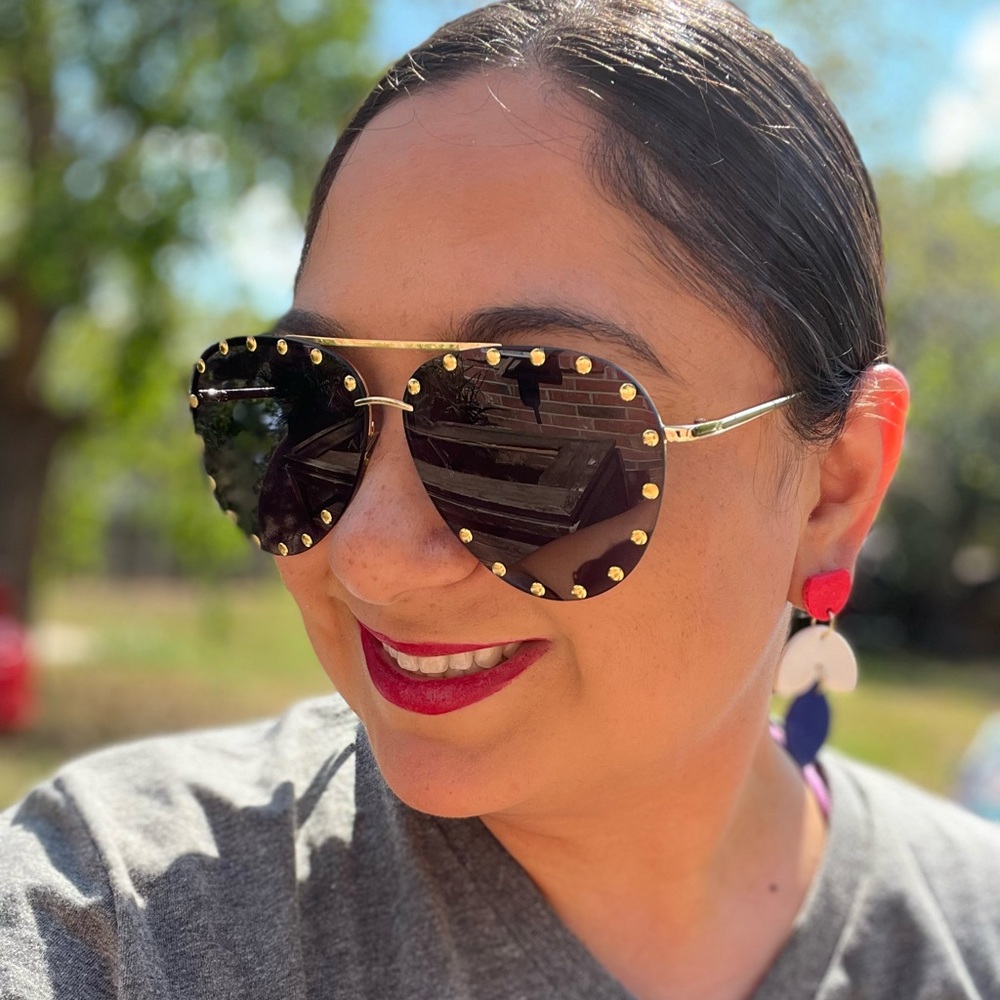 Gold Studded Glasses
